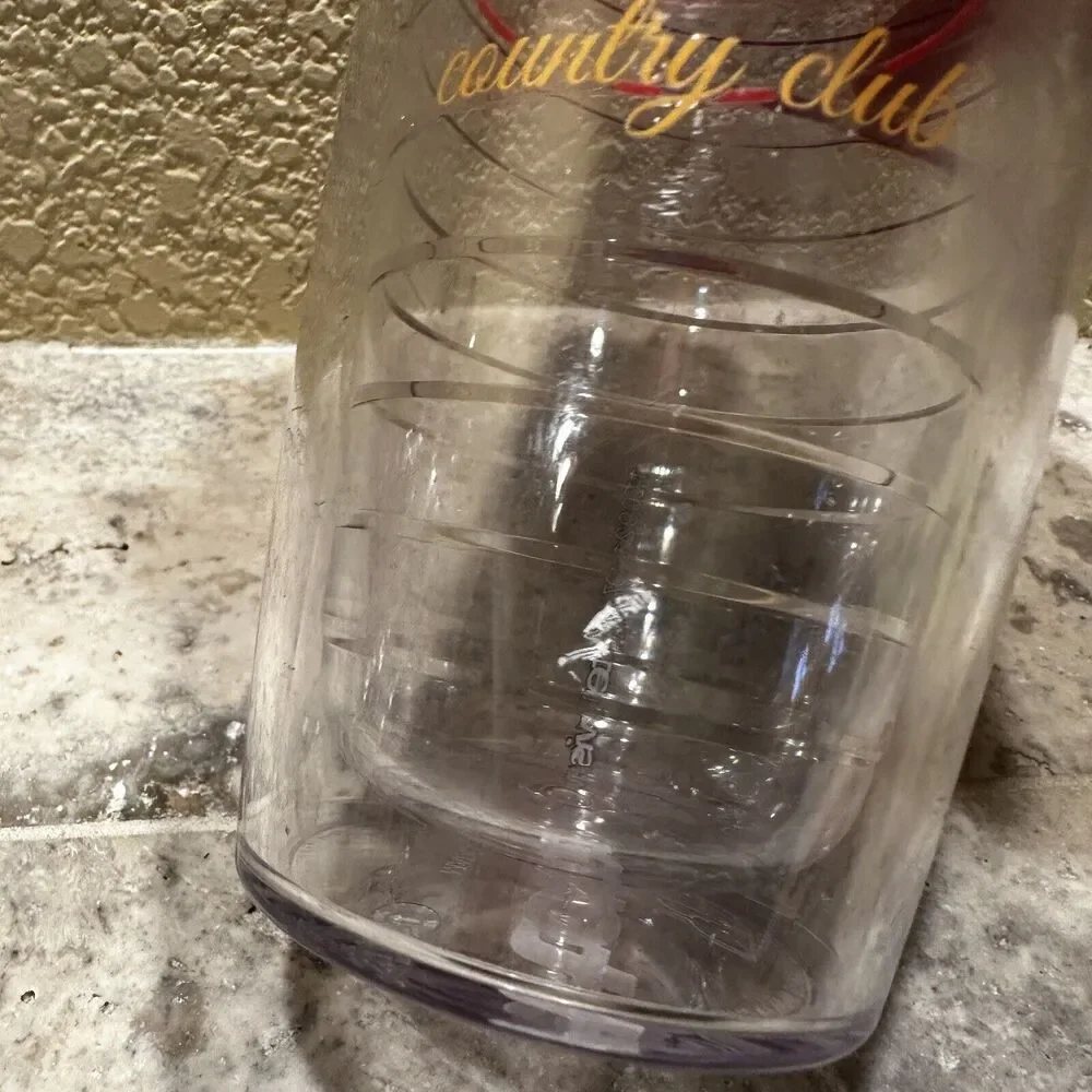 Harvard Gulch Country Club Tervis Water Bottle Travel Mug‎ 16 Oz Red lid